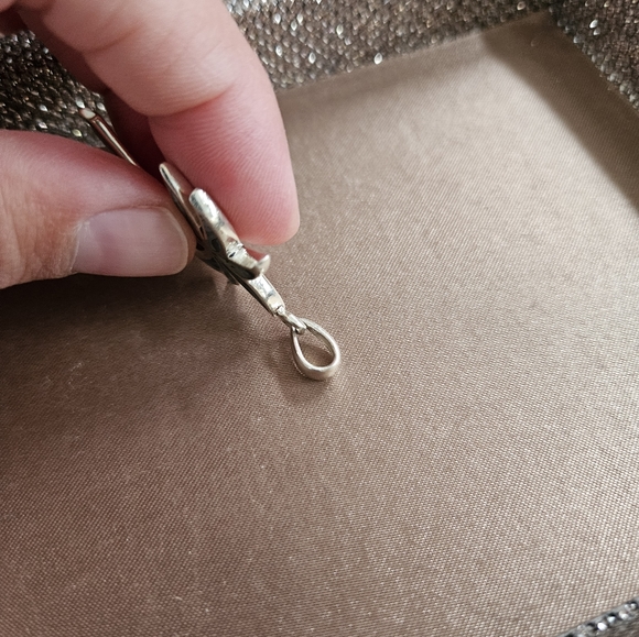 Sterling Silver and Abalone Inlay Palm Tree Pendant - Picture 6 of 7